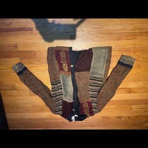 Multi pattern jacket